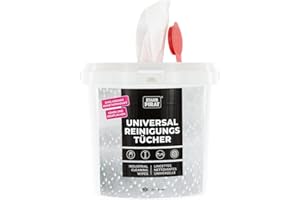 ‎STAUBPIRAT STAUBPIRAT 70 feuchte Reinigungstücher - Wet wipes universal - geeignet für Flächen und Hände - Feuchttücher zum Putzen - gegen Schmutz, Fett, Flecken. Sorte: soft/nicht-abrasiv