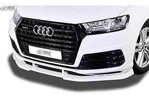 RDX RACEDESIGN RDX Front Spoiler VARIO-X Q7 S-Line 4M Front Lip Splitter, Black