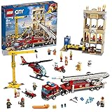 lego city flughafen abfertigungshalle Schwinge den Kran herum und hebe die Baustellentoilette mit der Seilwinde hoch.