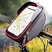 Produktbild 'iregro Sack Lenker Fahrrad Bicycle Bike Top Tube Lenker Tasche Telefon Halterung Kit Mit Visier, geeignet für Handy mit der Größe unterhalb von 6, wasserdichte Beutel-Keilrahmen vor, C