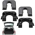 Rear Parcel Shelf Clips,2 Pcs Black Fastening Bracket Clips,for Ford Fiesta Parcel Shelf Clip Replacement,for Ford Focus Parcel Shelf Mk3 Mk4 Carnival Mk7 Mk8 B-Max C-Max 015532109e 1539663
