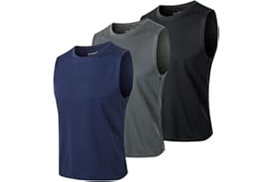 MEETYOO Ttirantes Hombre, Camisetas sin Mangas Running Tank Top Gym para Fitness Deportes Vest