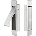 Dontay Pocket Door Pull Handle, Edge Pull, Professional Stainless steel 304, Flush Mount Door Pull for Pocket Sliding Door (Satin Nickel, 2)
