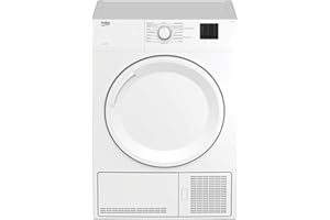 Beko DC 7130 N Kondenstrockner, 7 kg, G100, Elektronische Feuchtemessung, Automatischer Knitterschutz, AquaWave-Schontrommel, 15 Programme, Express Programm
