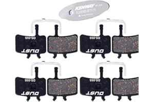 CYCEARTH 4 Pares de Pastillas de Freno de Disco de Bicicleta para Avid BB7 Elixir Juicy 3 5 7 (Semi-Metallic)