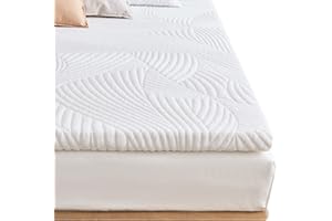 Sweetnight - Topper de 140x200x5cm, en Topper Viscoelástica Sobrecolchon Espuma Blanco, Utilizado para Colchones, Sofás, Caravanas y RV