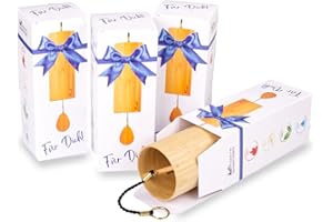 ‎DAYASA Koshi Klangspiele aus Bambusfurnier 4er Spar-Set mit Geschenkverpackung