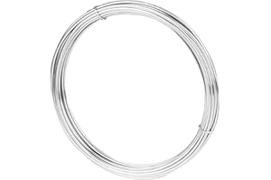 TooTaci 1.5mm Edelstahl-Draht, 5M flexibler Metalldraht – Langlebig für Garten-Spaliere, Zäune, Skulpturen & DIY-Projekte