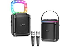 SUPNIU Cassa Bluetooth Portatile Potente 30W,Altoparlante Speaker HiFi,Speaker Bluetooth Accoppiamento TWS,7-10H di Autonomia,Luce RGB,Supporta TF& AUX,Per Party (1Pcs playbox)