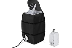 DOVAKO Hot Tub Cover | Insulated, Waterproof & Dustproof Lazy Spa Cover | Durable Outdoor Pool Hot Tub Shelter, Lazy Spa Thermal Pump Cover | Lazy Spa Accessories for Hot Tub Inflatable Bathtub (Black)