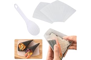 Koonafy Transparent Sushi Mold Sushi Maker Sushi Maker Mould Rice Ball Molds Mould Kitchen Cooking Tools Rice Ball Food Tool with Handle for Home Kitchen Bento Making Tool Kit (Transparent)