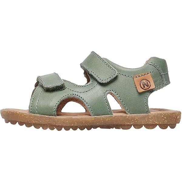 Sandales NATURINO PAROS - Bout Ouvert En Toile Bleue - Velcro Ajustable - Semelle Caoutchouc