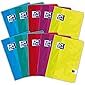 Oxford Touch Schulheft A6, 48 Blätter, kariert, 10 Stück-Packung, Farbenmix, 400074879
