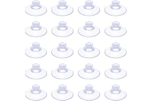 PATIKIL Sugkoppar 20 mm/0,8 tum 50-pack PVC sugproppar utan krokar
