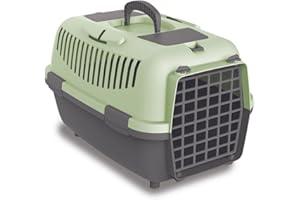 Nomade 3 Hundebox - Transportbox für kleine Hunde und Katzen - 60 x 40 x 38 cm - Kann bis zu 12 kg tragen. Robustes Polypropylen. Türen aus Kunststoff