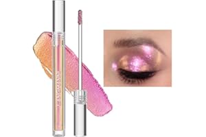 BELIKY GIRL Multichrome Lidschatten-Flüssigkeit, Metallic-Chamäleon-Glitzer-Schimmer-Metallfarbene, leuchtende, flüssige Lidschatten, funkelnder, hochpigmentierter, langanhaltender Lidschatten(GX002)