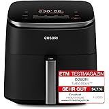 COSORI Hot Air Fryer with DC Motor, Turbo Blaze™, 6 L (1.4 kg) Airfryer, 9-in-1 Hot Air Fryer, 80+ Online Recipe & Recipe Boo
