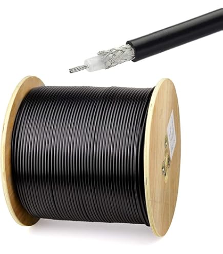 URCIANOW RG58 Coaxkabel 30 Meters Low Loss RG58 Coax Kabel 50 Ohm Flexibele RF WiFi Antenne Verlengkabel voor SMA PL259 UHF BNC N Type Adapter WiFi Router Signaal Booster Versterker