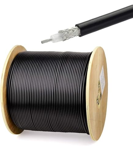 Rocket Radio BNC Extension Cable - RG58, 65 Feet (20m), 50 Ohm - Male To Female