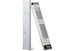 YAYZA! Trasformatore 25A DC 12V, Alimentatore LED 12V 300W, LED Driver Super Silenzioso Senza Ventola, IP20 Adattatore LED a Tensione Costante, Per Striscia MR11 G4 MR16 GU5.3 Lampada e Lampadine