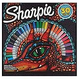 sharpie stifte kaufen Enthält 15 feine und 15 Permanentmarker mit ultrafeiner Spitze: Schwarz, Rot, Blau, Gelb, Braun, Violett, True Blue, Lime, Slate Grey, Tangerine, Pink, Ultra Violet, Optic Orange, Power Pink und Jetset Jade
