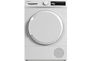 Daewoo T7HT2W0DE Wärmepumpentrockner / 7 kg / 15 Programme inkl. 20 Min. Schnelltrockenprogramm / LED-Trommelbeleuchtung / Weiß