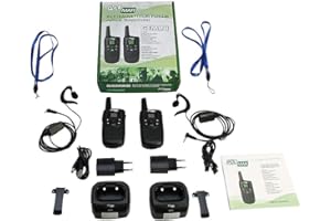 POLMAR GEMINI - Ricetrasmettitori PMR446, nero