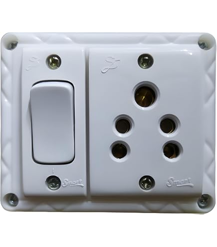 Maharaja 3-in-1 Combined Switch Socket with Junction Box, 6A/16A