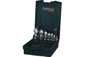 Terrax firmy Ruko A102152RO stożek i gratowanie pogłębiacz stożkowy, DIN 335, kształt C 90° HSS w plastikowym pudełku, 1 sztuka