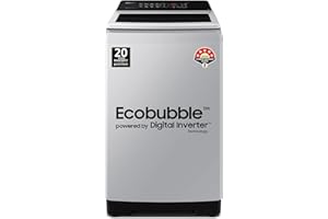 Samsung 7 kg, Eco Bubble Techn, Digital Inverter Motor, Soft Closing Door, Fully-Automatic Top Load Washing Machine (WA70BG44