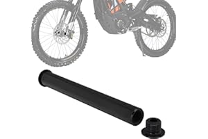 JFG RACING Motorcycle Front Fork Axle,Dirt Bike Wheel Axle with Nuts for Electric Motorbike Sur Ron Surron Light Bee Surron X/S