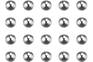 sourcing map 25 Stücke Stahl Lagerkugeln Kugellager 8mm 201 Edelstahl G200 Präzision