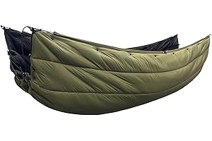 onewind Dupont Sorona - Sous-couette avec isolation pour hamac de camping - Pour la randonnée, la randonnée et les voyages - Vert