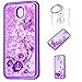 Produktbild Hülle Galaxy J5 2017(Euro Version)J530 Hülle Transparent Hardcase,3D Galvanotechnik TPU Kreative Liquid Bling Hülle Case Für Samsung Galaxy J530,Dynamisch Kristall Handytasche + Schlüsselanhänger (A) (3)