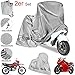 Produktbild 2er Set Motorradabdeckung Abdeckplane Fahrrad Roller Moped Abdeckung Garage Plane Schutzhülle - wasserdicht - Winddicht - staubdicht