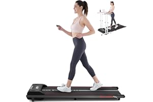 CITYSPORTS Treadmills for home,Under Desk Treadmill Ultra Slim Walking Pad with Remote,LED Display and Bluetooth Speaker,Compact Motorised Treadmill,No Assembly