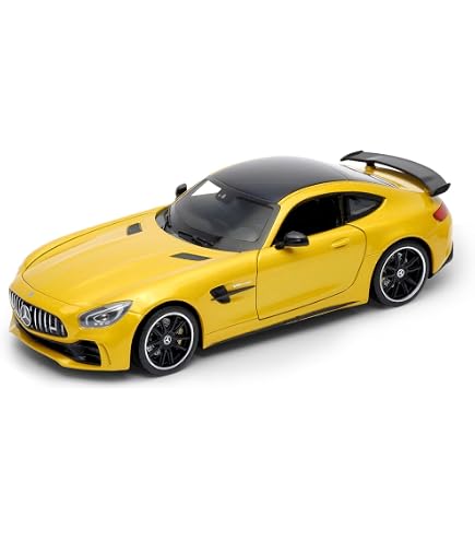 Maisto Mercedes-Benz SLS AMG 1/18 – Modèle Rouge Très Détaillé – Portes Ouvrantes – Réplique Miniature De Collection