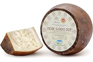 SELECTED BY PARMASHOP Fiore Sardo PDO - Aged Sheep Cheese 1/4 Shape - 800 g