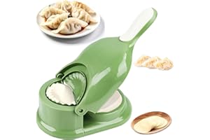 CSIRNTO Dumpling Maker, Pelmeni maker, 2 in 1 Teigtaschenformer, Gyoza Maker,Maultaschen Former, DIY Knödel Skin Maker für Dumpling, Ravioli, Machen