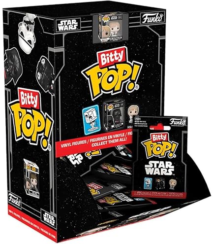 ¡Pack De 12 Funko Bitty Pop! De Star Wars: Una Nueva Esperanza – Mini Figuras De 2.2 Cm Con Repisa Apilable, Ideales Para Regalar, Relleno De Bolsas O Decorar Tartas
