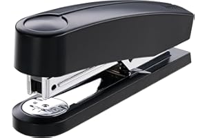 ‎NOVUS Novus B 2 Heftgerät (25 Blatt, Metall/Kunststoff, inkl. 200 Tackerklammern) schwarz, 020-1255