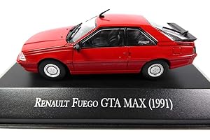 OPO 10 - Voiture Miniature Compatible avec Renault Fuego GTA Max 1991 1/43 (AQV1)