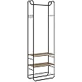 Appendiabiti Con Scarpiera Metallico Vintage - Largo 136 Cm, Altezza Regolabile Da 126 A 200 Cm, Bianco - 4