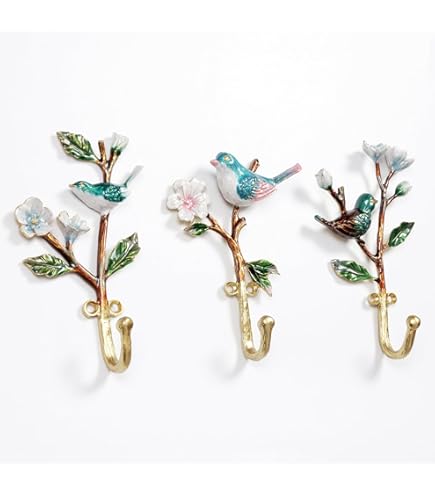 Crochets Muraux En Fer Peint, Crochets Muraux Non Perforés