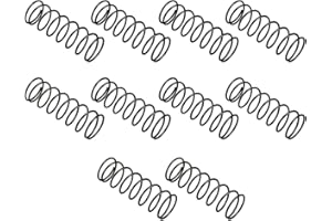 TA-VIGOR 10Pcs Compressed Spring, 16mm OD, 1.2mm Wire Size, 50mm Free Length, Spring Steel Construction Extended Mechanical Compression Springs for Home Repairs, DIY Projects