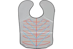 Kuuleyn Schneidekragen Barber Cape, wiederverwendbares PVC Professional Wasserdicht - Friseur Friseur Umhang mit magnetischer Schnalle - Friseur Haarschneide Styling Kleid Tuch Werkzeug