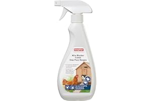 Beaphar – Spray Stop poux Rouges pour l'animal et l'environnement – Immobilise Les poux Rouges et Les Autres parasites mécaniquement – Ne Contient Aucun Insecticide Chimique ni Pesticide – 500ml
