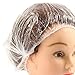 MultiWare 100 Pack Disposable Shower Caps Waterproof Polythene Hair Bath Travel DIY