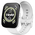 Amazfit Bip 5 Smart Watch w/ Ultra Large Screen, Bluetooth Calling, Alexa Built-in, GPS Tracking, 10-Day Long Battery Life, Health Fitness Tracker w/ Heart Rate, Blood Oxygen Monitoring- White, 1.91