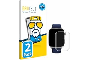 brotect 3D Curved Screen Protector compatible with Gard Pro Health Smartwatch 3 (48 mm) (2 Pack) - Full Screen Coverage